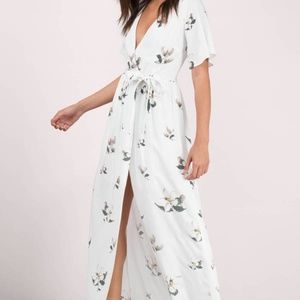 Tobi Emma white multi floral maxi dress